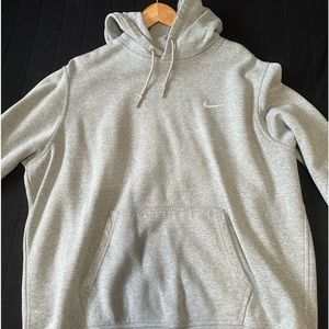Light grey Nike unisex hoodie size XL
